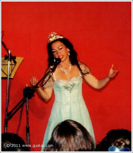 Gülay Princess at Cunda Island, Ayvalık (concert for TEMA vakfı, 1997)