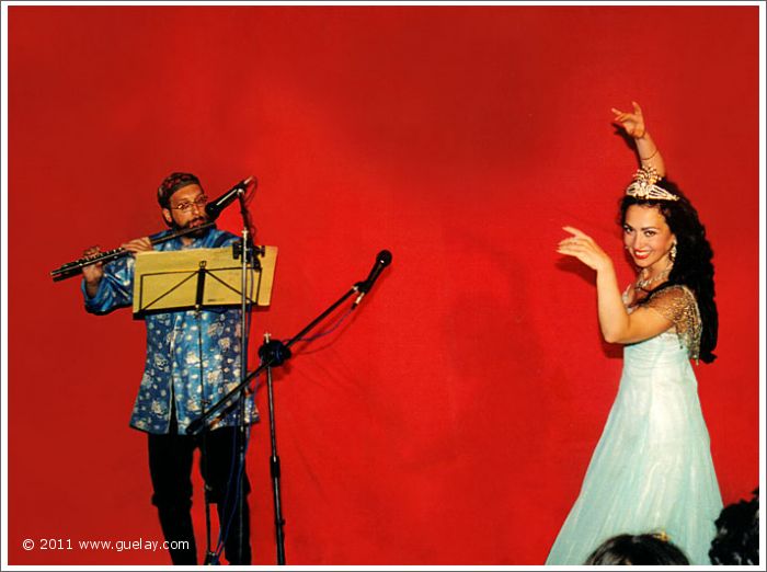 Josef Olt and Gülay Princess at Cunda Island, Ayvalık (concert for TEMA vakfı, 1997)