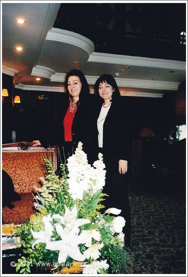 Gülay Princess and Şebnem Serengil Ertürk after concert, Istanbul (2005)