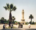 Gülay Princess at clock tower, Konak Square, Izmir (1998)