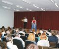 Josef Olt and Gülay in concert at library of the state, Ayvalik (1996)