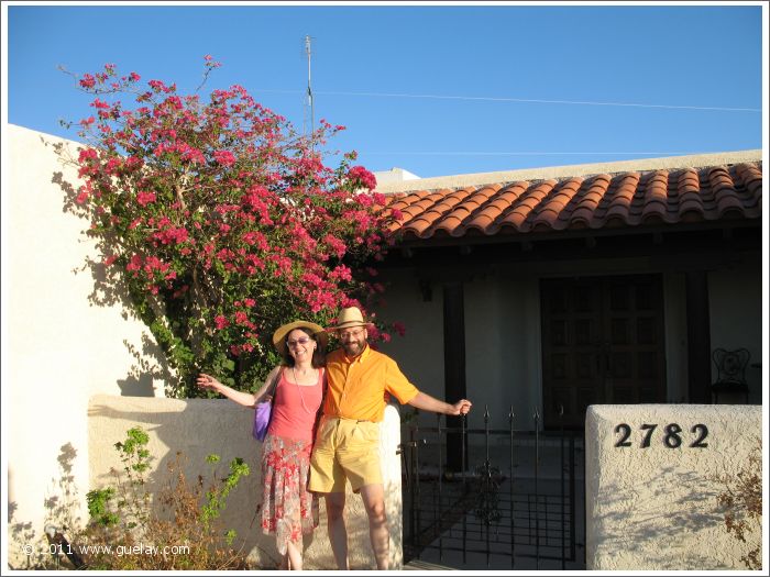 Gülay Princess and Josef Olt in our accomodation, Lake Havasu City, Arizona (2006)