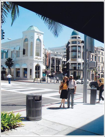 Gülay Princess and Josef Olt at Rodeo Drive in Berverly Hills, California (2006)