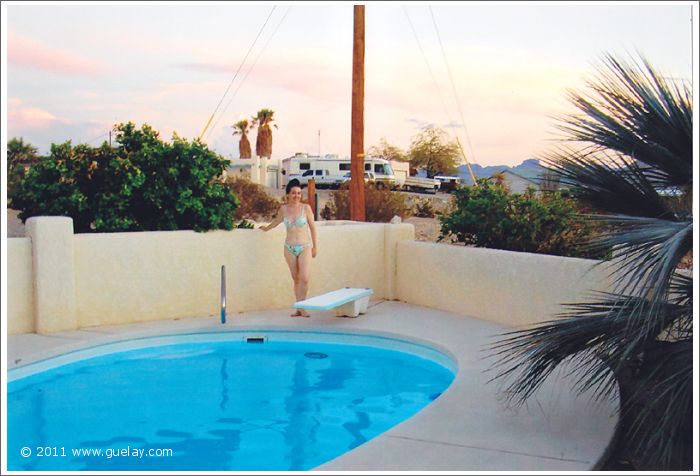 Gülay Princess in our accomodation at Lake Havasu City, Arizona (2006)