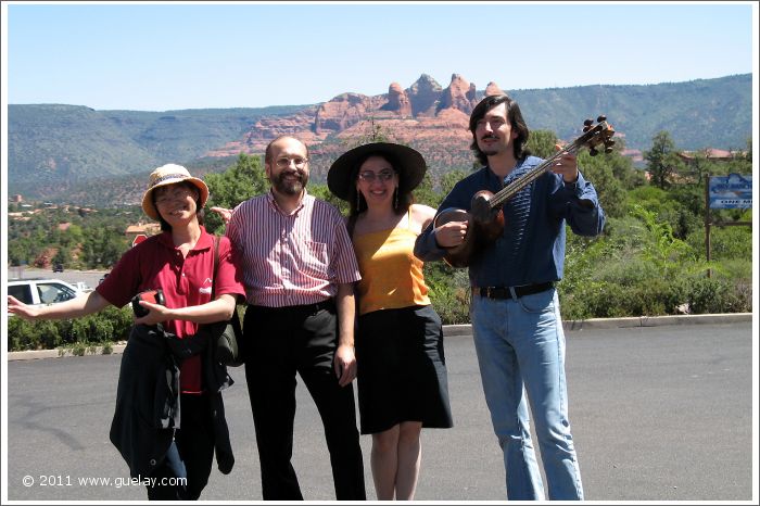 Feng-Chiu, Josef, Gülay Princess and Nariman in Sedona, Arizona (2006)