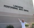 Gülay Princess in front of Lancaster Performing Arts Center, California (2006)