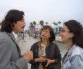 Nariman, Feng-Chiu and Gülay Princess at Venice Beach, Los Angeles, California (2006)