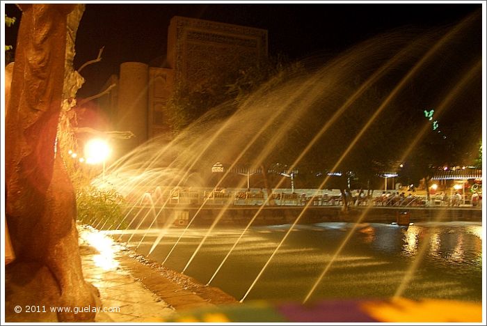 at the pond (Lyab-i Hauz) in the heart of ancient Bukhara (2007)