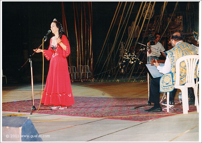 Gülay Princess, Josef Olt and Asim Al-Chalabi at Sharq Taronalari Music Festival (1997)