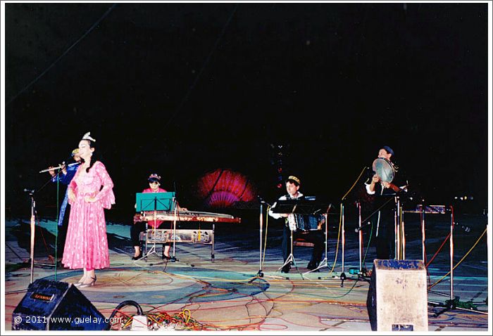 Gülay Princess & The Ensemble Aras at Registan Square in Samarkand (1999)