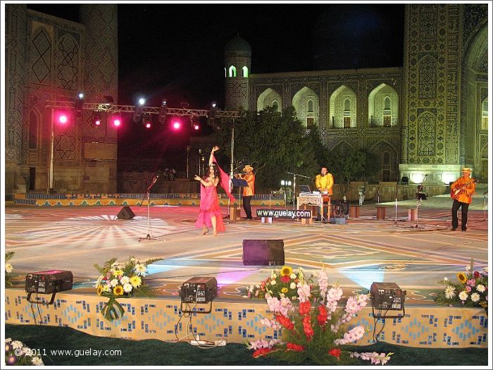 Gülay Princess & The Ensemble Aras at Registan Square, Samarkand (2007)