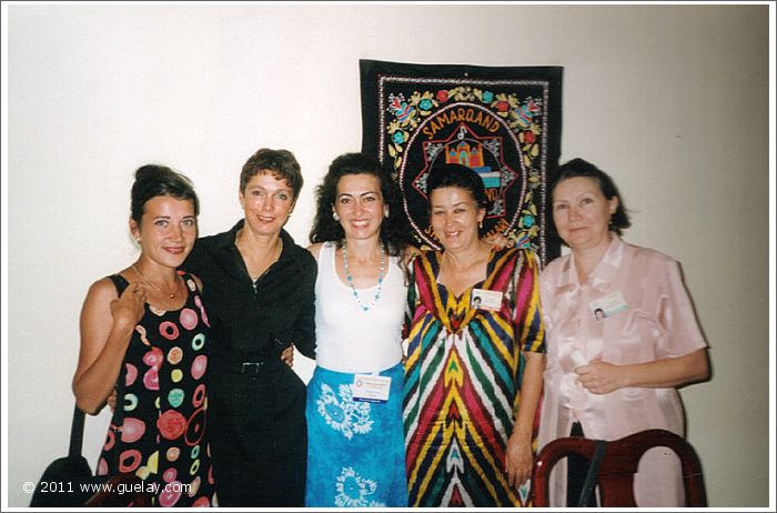 Gülay Princess in mayors office in Samarkand (1999)