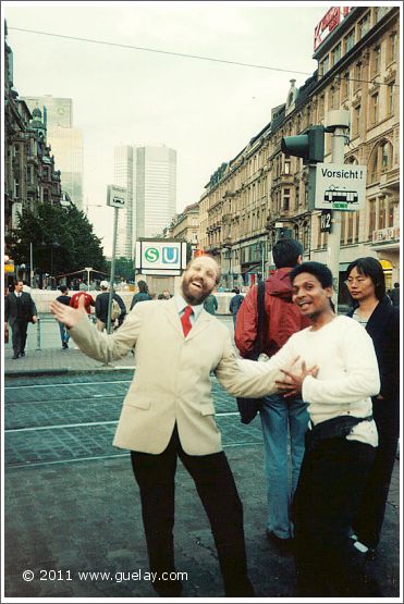 Returning from Sharq Taronalari Music Festival in Samarkand (2003)