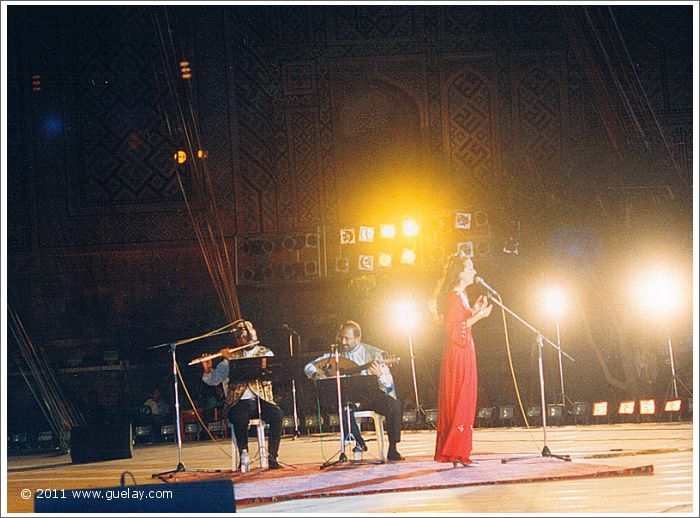Josef Olt, Asim Al-Chalabi and Gülay Princess at Sharq Taronalari Music Festival (1997)