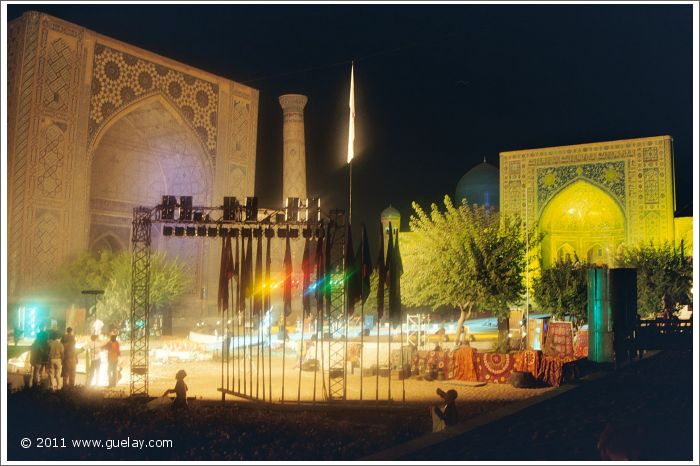 the main stage at Registan Square (2003)
