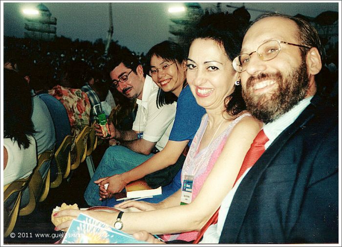 Nariman, Feng-Chiu, Gülay Princess and Josef in Tashkent on Independence Day (2003)