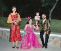 Feng-Chiu, Gülay Princess, Nargiza und Josef Olt in Samarkand (2003)