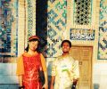 Feng-Chiu and Lalu at Sharq Taronalari Music Festival in Samarkand (2003)