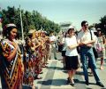 Feng-Chiu and Nariman at Sharq Taronalari Music Festival in Samarkand (2003)