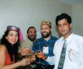 Gülay Princess, Asim, Josef and Sahiyor in Hotel Afrosiyob, Samarkand (1997)