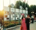 Gülay Princess and Dilbar Yuldasheva at Sharq Taronalari Festival in Samarkand (2003)