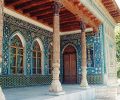 at the Mausoleum of Imam al-Bukhari near Samarkand (1997)