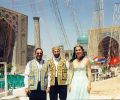 Asim Al-Chalabi, Josef Olt and Gülay Princess at Registan Square (1997)