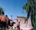 at the Silk-Road memorial in Samarkand (1999)