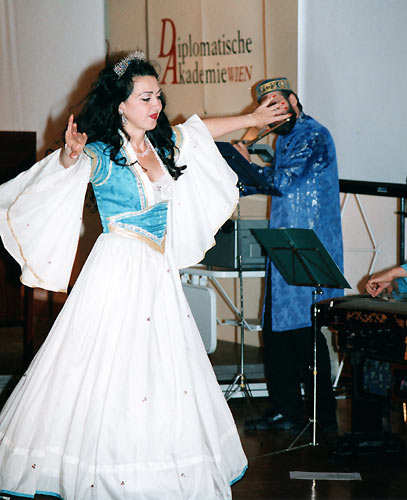 Gülay Princess and Josef Olt at Diplomatic Academy, Vienna