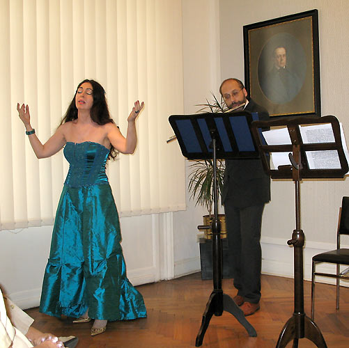 Gülay Princess and Josef Olt at Bösendorfer Stadtsalon, Wiener Musikverein