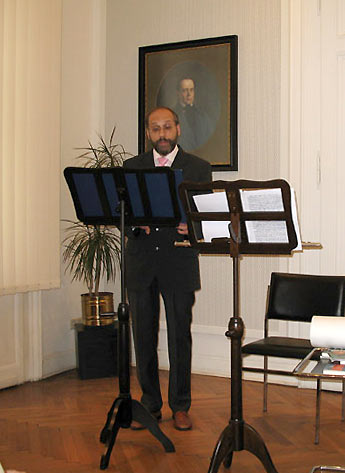Josef Olt at Bösendorfer Stadtsalon, Wiener Musikverein